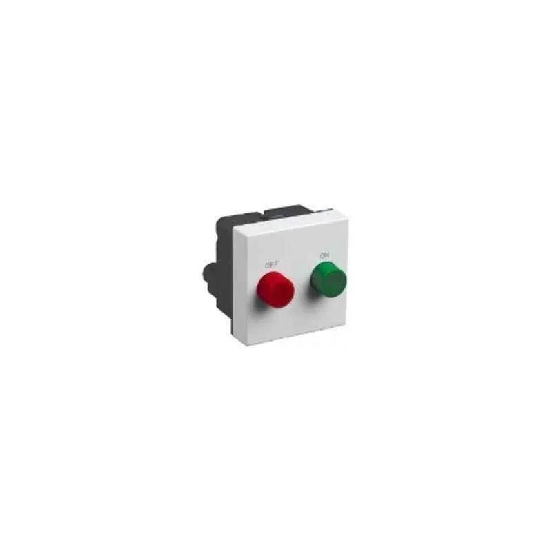 Legrand Myrius 25A 2 Module White Motor Starter Switch, 6730 31