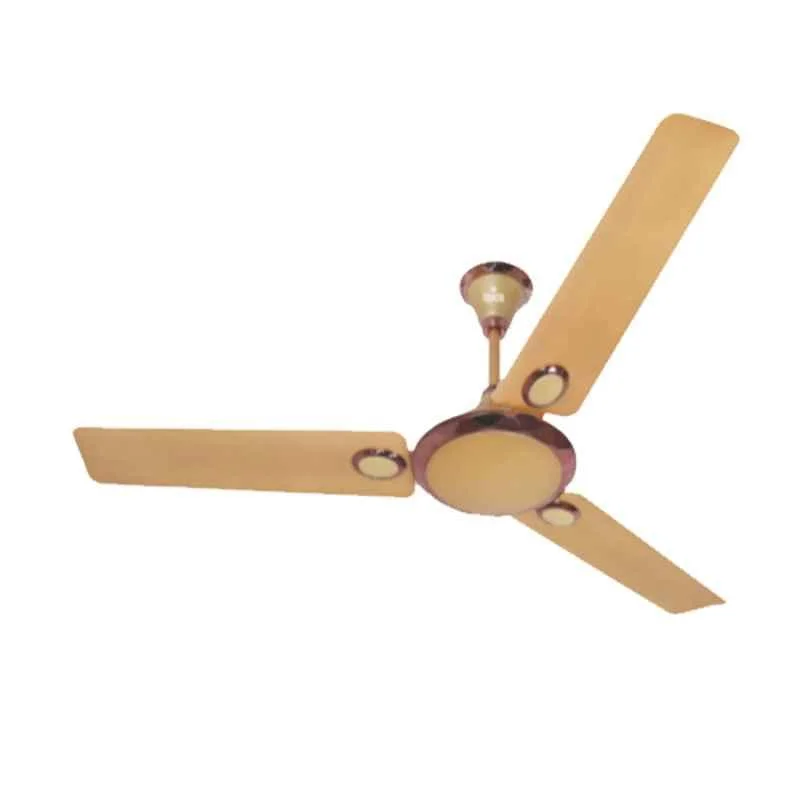 Polycab Crystal Purocoat 75W 400rpm Pearl Beige Premium Ceiling Fan, FCEPRST216M, Sweep: 1200 mm