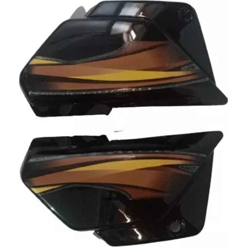 Ultra Side Panel For Splendor Bs4 2020 Black & Gold