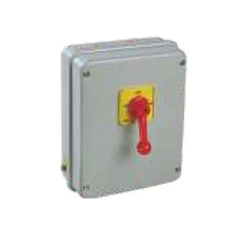 Salzer By L&T EB-GEN 25A 3 Pole Rear Mounting Enclosure Changeover Switch, EBX31153SB31BGYR