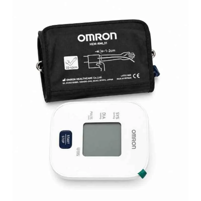 Omron HEM 7090-L Automatic Blood Pressure Monitor | Large Arm Cuff & Movement Alert for Accurate Readings