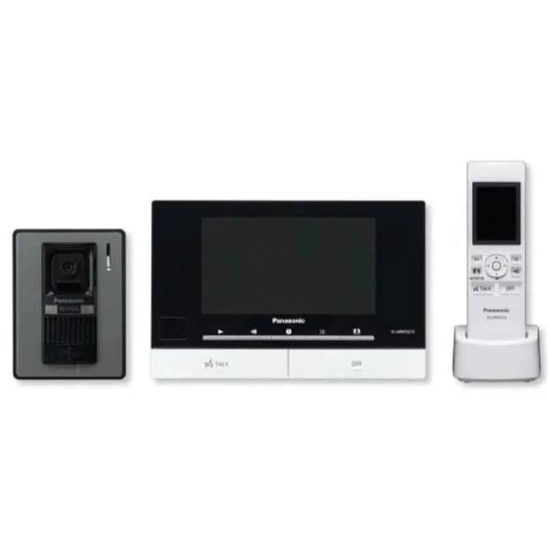 Panasonic 7 inch LCD Black Wireless Video Intercom System, VL-SW274