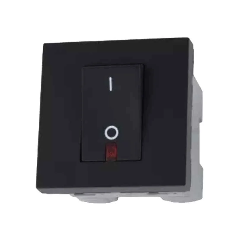 Legrand Lyncus 32A 2 Module Double Pole Grey Switch with Indicator, 6774 17