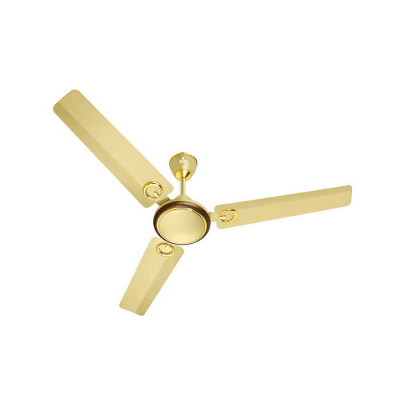 Polycab Brio Duo 75W 400rpm Pearl Jasmine Woodland Ceiling Fan, Sweep: 1200 mm