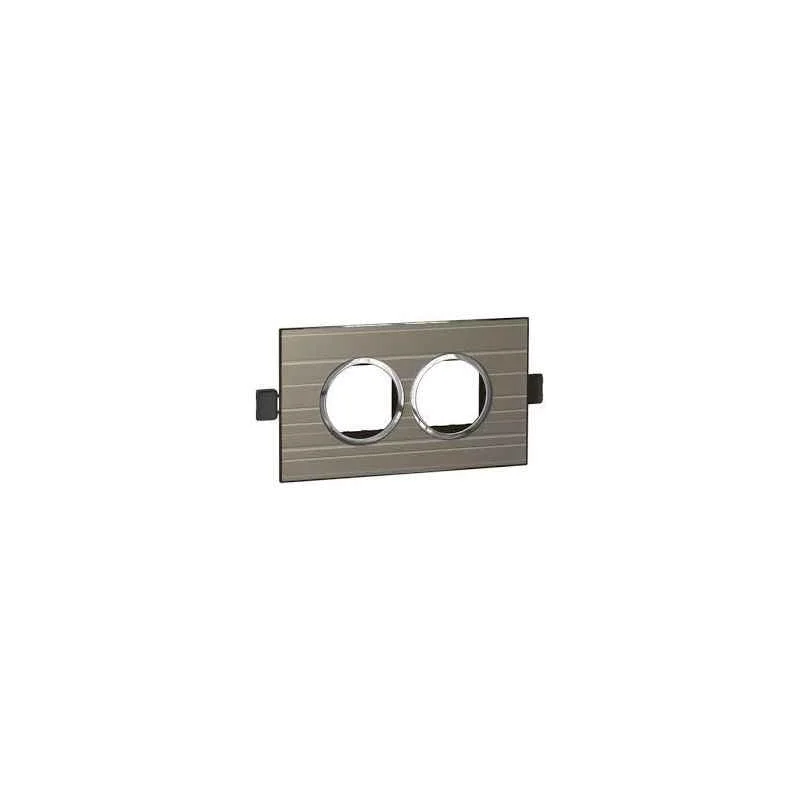 Legrand Arteor 8 Module Graphic Casual Round Cover Plate With Frame, 5763 91