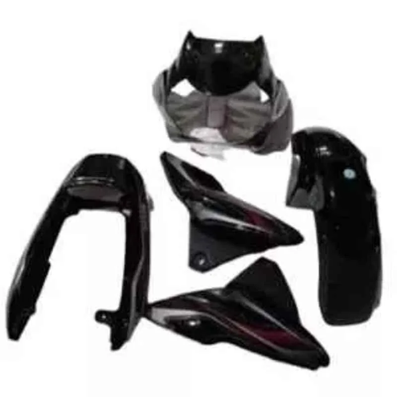 Ultra Black & Purple Full Body Kit for Bajaj Discover 100Cc Ui14, ULT-V2TC50