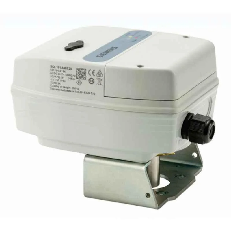 Siemens 24V Electromotoric Rotary Actuator for Ball Valve, SQL161A00T20