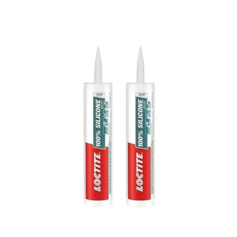 Loctite 260ml 100% Silicone Waterproof Clear Sealant (Pack of 2)