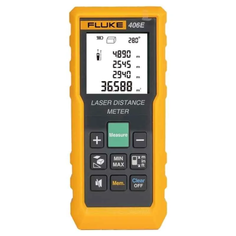 Fluke 406E 60m Digital Laser Distance Meter with Free Carry Case