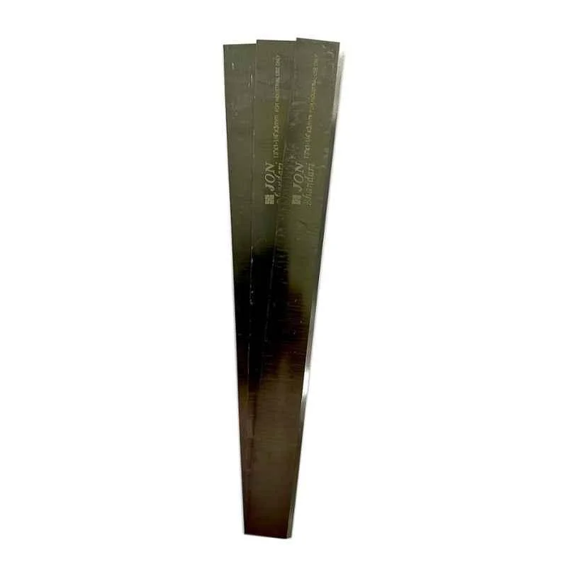 Jon Bhandari Tools 3Pc High Speed Steel Planer Knife Blade Set for Wood (13" x 1 1/4" x 3mm)