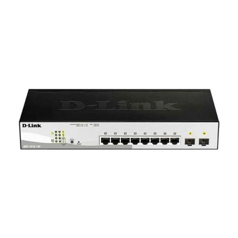 D-Link 10-Ports Gigabit Smart Managed PoE Switch, DGS-1210-10P