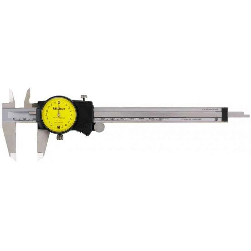 Mitutoyo Dial Vernier Caliper, 505-730, Range: 150x0.2 mm