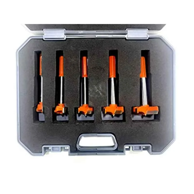Jon Bhandari 5 Pcs Alloy Steel Hinges Bit Set