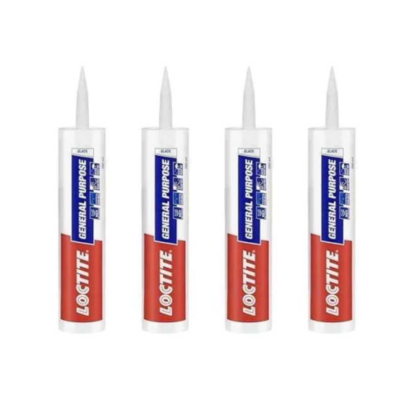 Loctite 260ml General Purpose Black Silicone Sealant (Pack of 4)