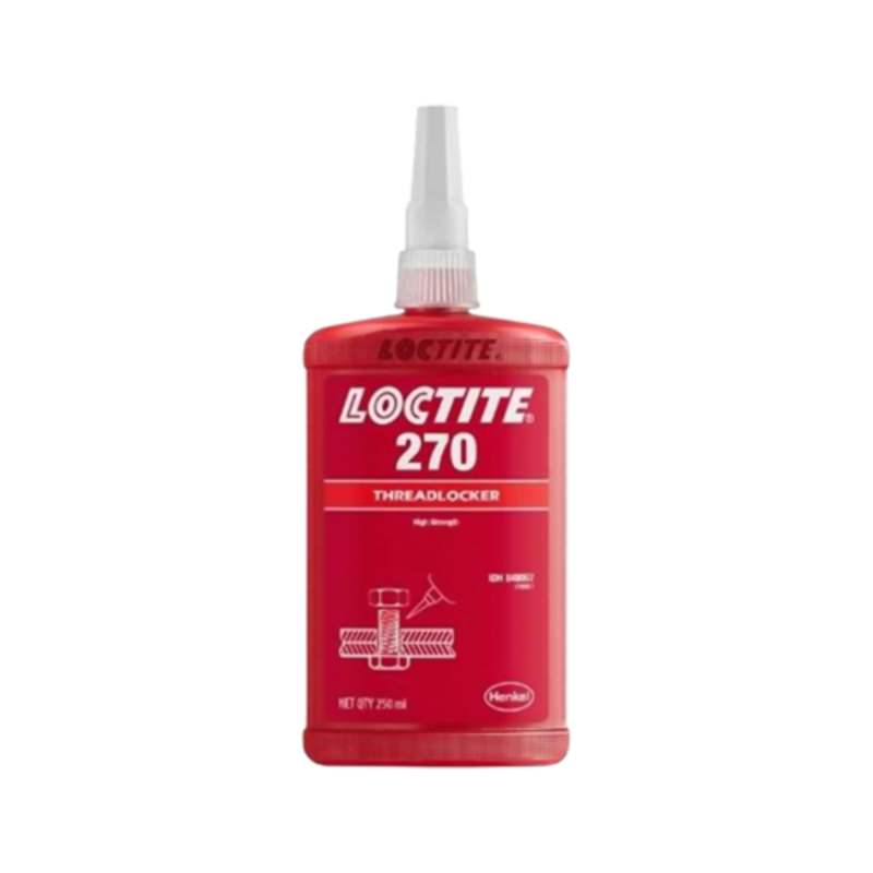 Loctite 270 Thread Locker 250ml High Strength, Low Viscosity, Permanent Locking, Oil Tolerant & High Temp, For Heavy Duty Engines & Machinery