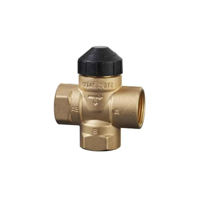 Siemens 20mm PN16 3 Way Stainless Steel & Brass Cassettes Unit Valve, VXI46.20/2