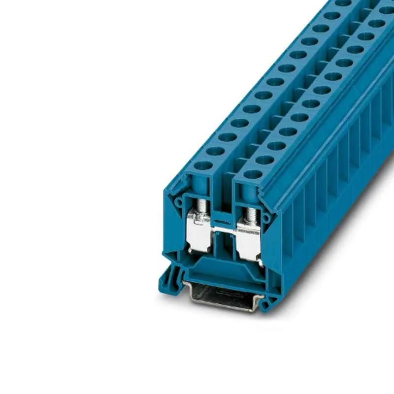 Phoenix Contact TB 16 EI BU 1000V Polyamide Feed Through Terminal Block, 3214152