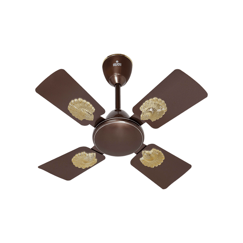 Polycab Vital Metalic 600 75W 800rpm Pearl Brown Ceiling Fan, Sweep: 600 mm