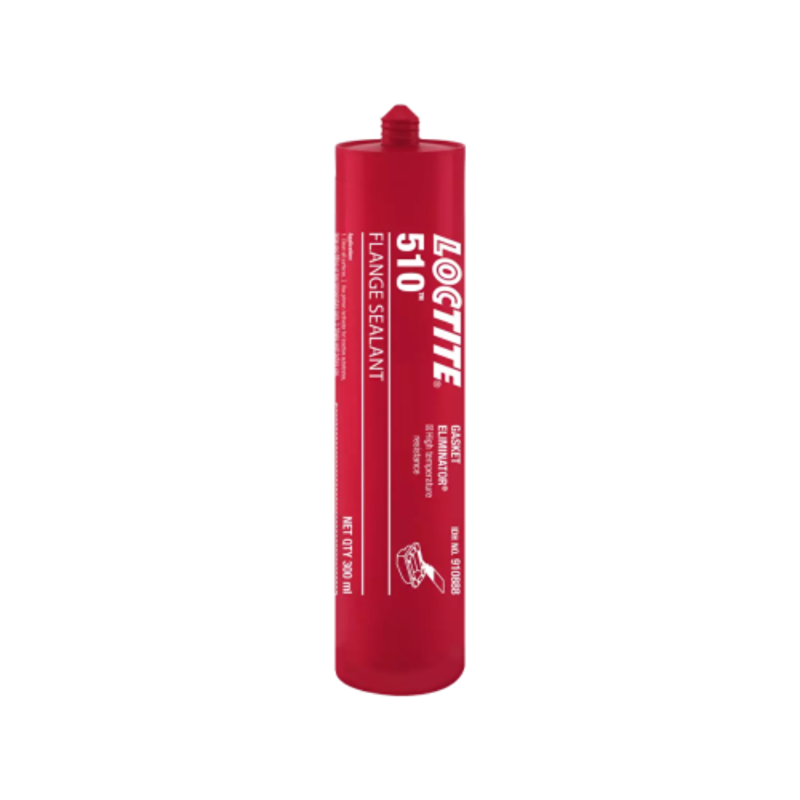 Loctite 510 Gasketing Sealant, High Temperature & Chemical Resistant, Seals Close-Fitting Rigid Flanges, for Transmissions & Motor Casings