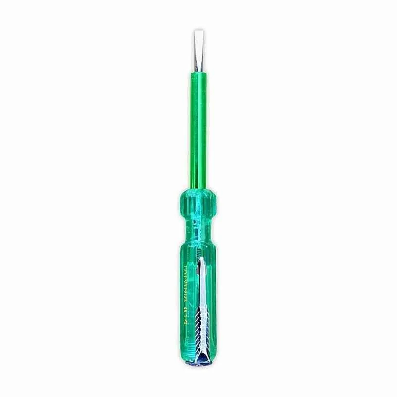 Taparia 125mm Green Handle Line Tester Screw Driver, 814 (Pack of 21)