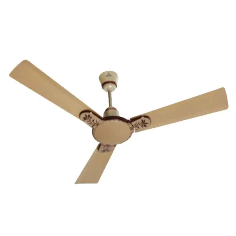 Polycab Eleganz Floral Purocoat 75W 400rpm Birkin Gold Premium Ceiling Fan, FCEPRST213M, Sweep: 1200 mm