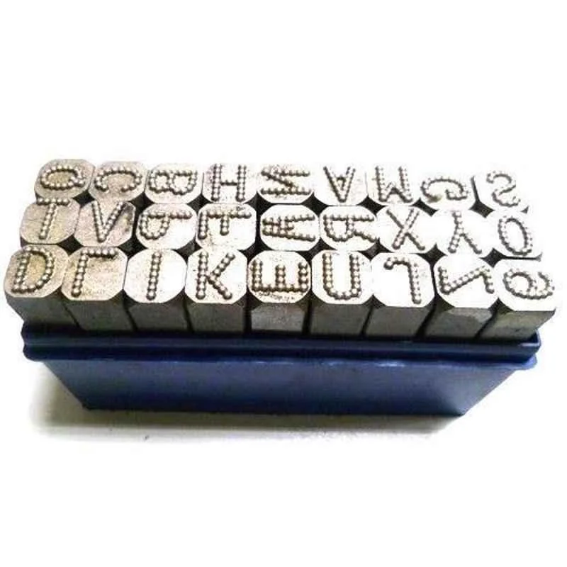 Bradma 4mm Dotted Set A To Z Hand Held Punches, 26HHP040D