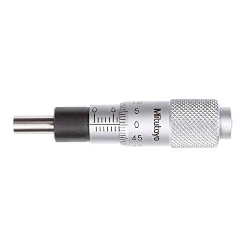 Mitutoyo 0-13mm Plain Thimble Flat Face Micrometer Head, 148-104