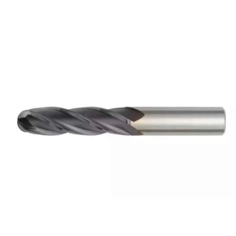 Widia 4 Flute Long Length Solid Carbide Ball Nose End Mill, Cutting Dia: 10 mm