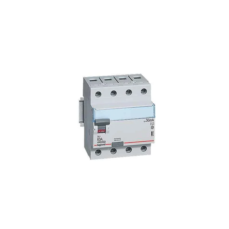 Legrand 80A DX鲁 4 Pole A-S RCCBs for AC Applications, 4118 94