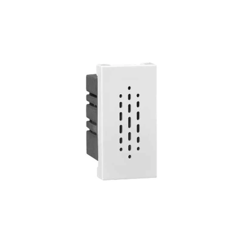 Legrand Allzy 33mA 230V 1 Module White Buzzer, 681139