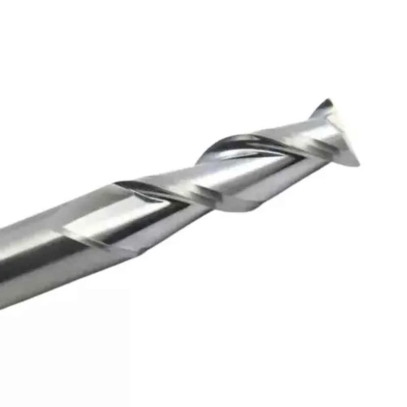 Dolphin 12mm Solid Carbide 2 Flute Long Flat End Mill, Overall Length: 150 mm