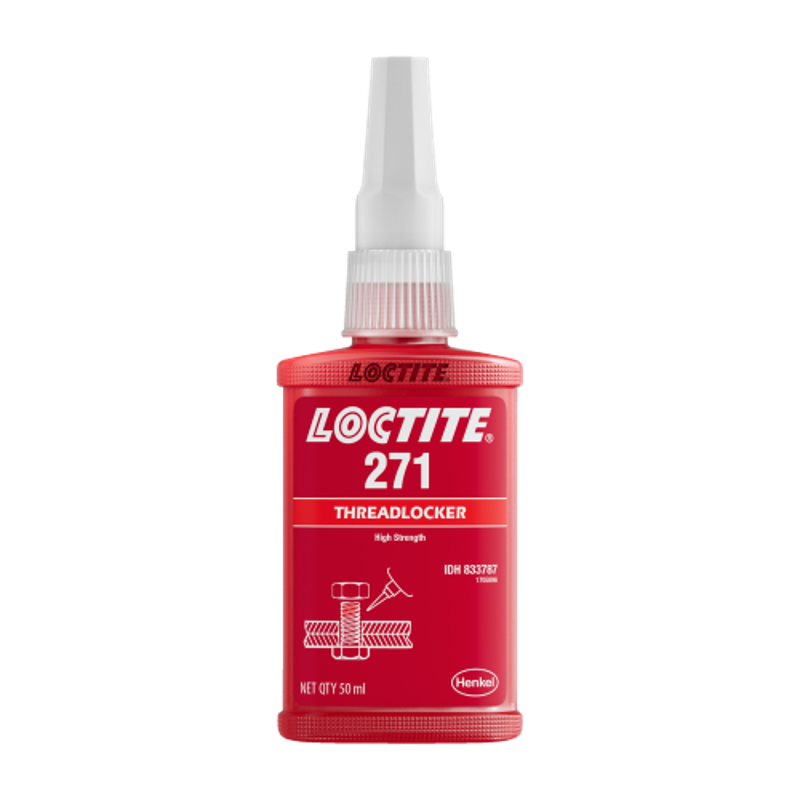 Loctite 271 Threadlocker 50ml, High Strength, Permanent Locking & Sealing, Vibration Resistant, Ideal for Engines, Pumps & Machinery