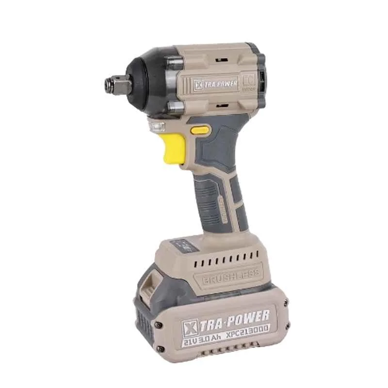 Xtra Power 3Ah 21V Cordless Brushless Impact Wrench, XPC-IW-01