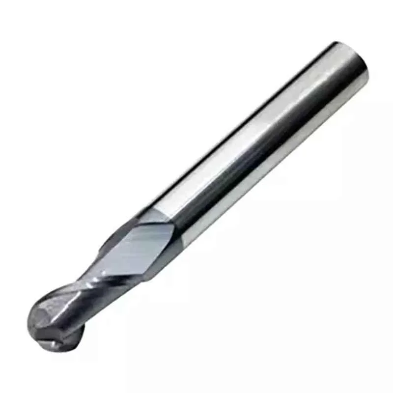 Dolphin 0.5mm 2 Flute Ball Solid Carbide End Mill, Overall Length: 50 mm