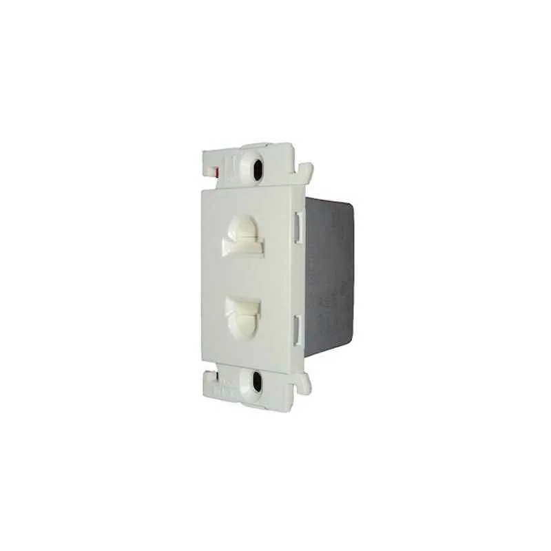 Legrand Mylinc 6 & 16 A 2 Pin 1M Euro Us Socket , 6755 53 (Pack of 20)