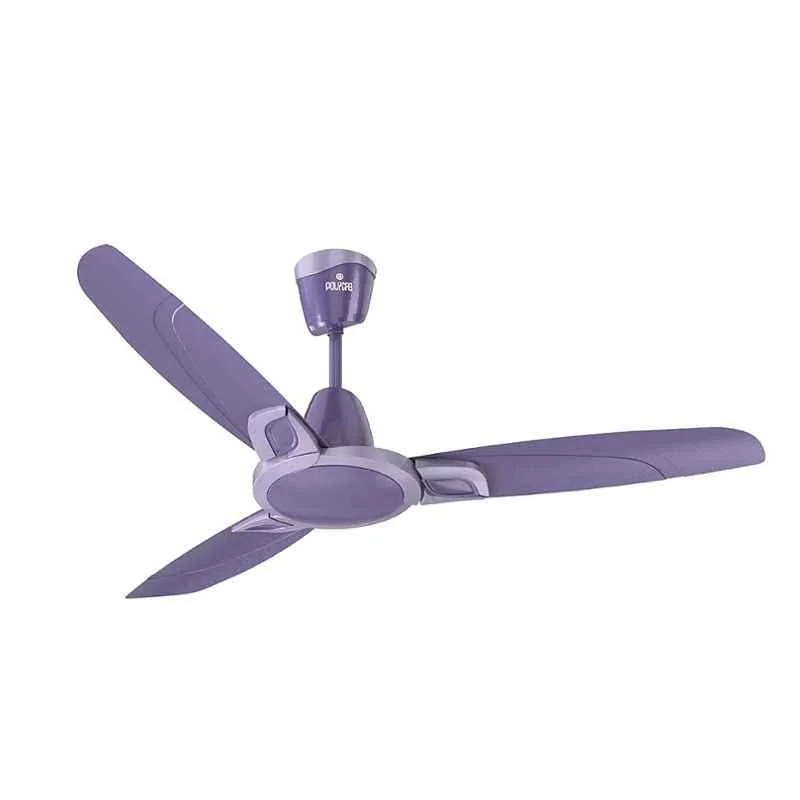 Polycab Purocoat Premium 75W 400rpm Revere Purple Ceiling Fan, FCEPRST284M, Sweep: 1200 mm (Pack of 2)