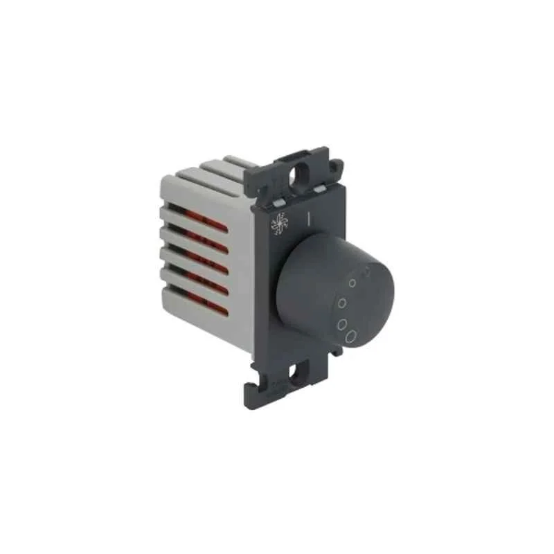 Legrand Mylinc 100W 1 Module 4 Step Matt Grey Fan Regulator, 6763 20