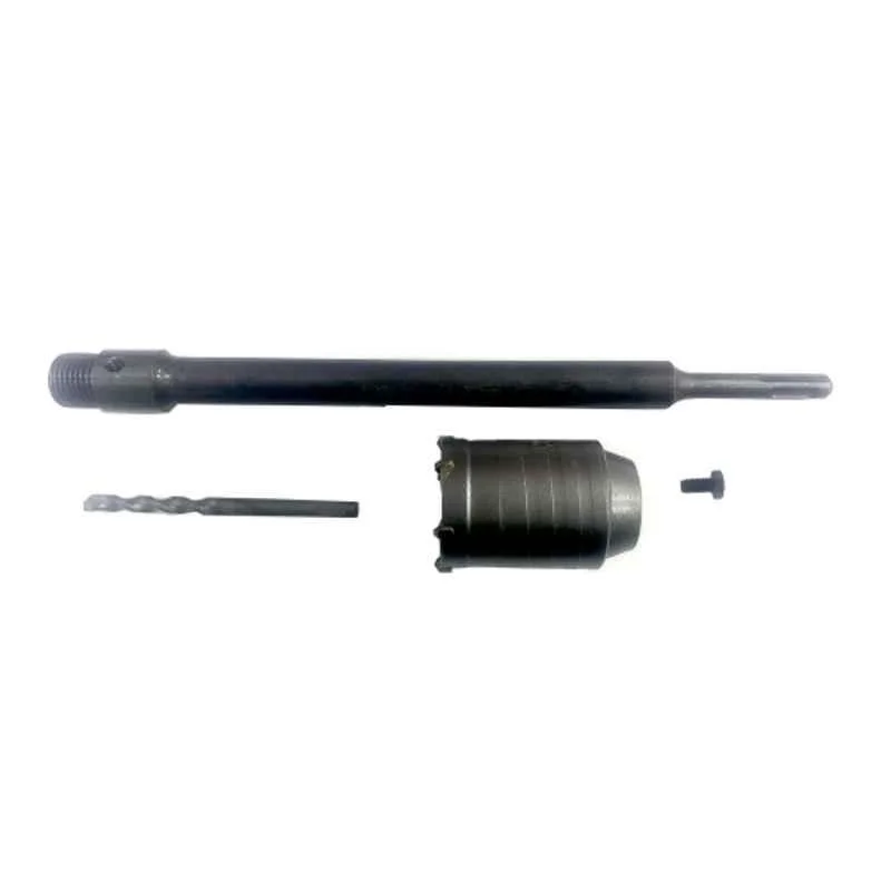 Jon Bhandari 50mm Carbide Tipped & Steel Grey Hole Saw with 300mm SDS Plus Extension Bar, CHS