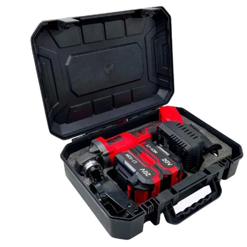 Hillgrove 7 Pcs 2Ah 20V 4 inch Cordless Angle Grinder Kit, HGCM1387M2