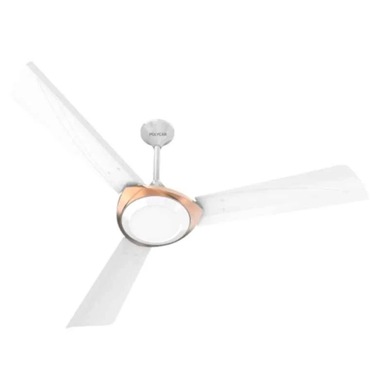 Polycab Superb Neo 52W 380rpm 4 Star 3 Blade Bronze Gold Ceiling Fan, Sweep: 1200 mm, FCEECST002M