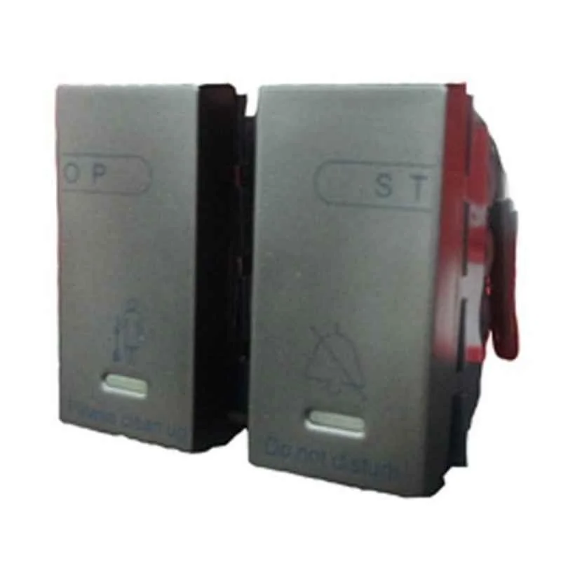 Legrand Arteor 2 Module Magnesium External DND & MMR Control Unit with Bell Push, 5736 61