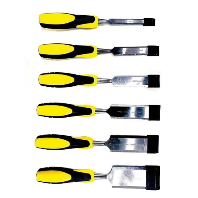 Jon Bhandari 6 Pcs Premium Wood Chisel Set, WCC3NB