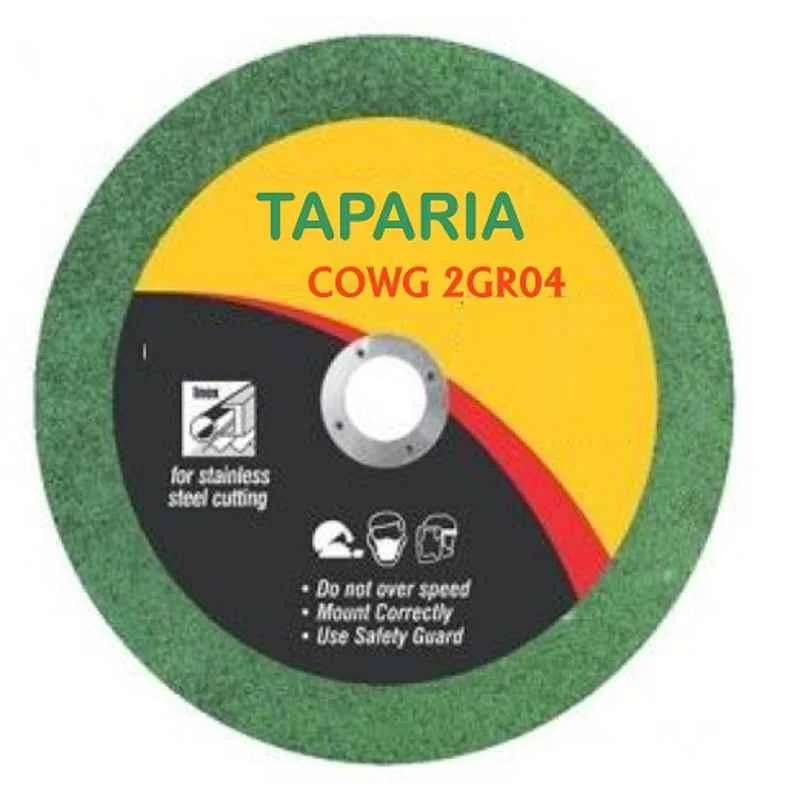Taparia 4 inch 2 Net Green Cut Of Wheel, COWG 2GR04, Dimension: 105x1.0x16 mm