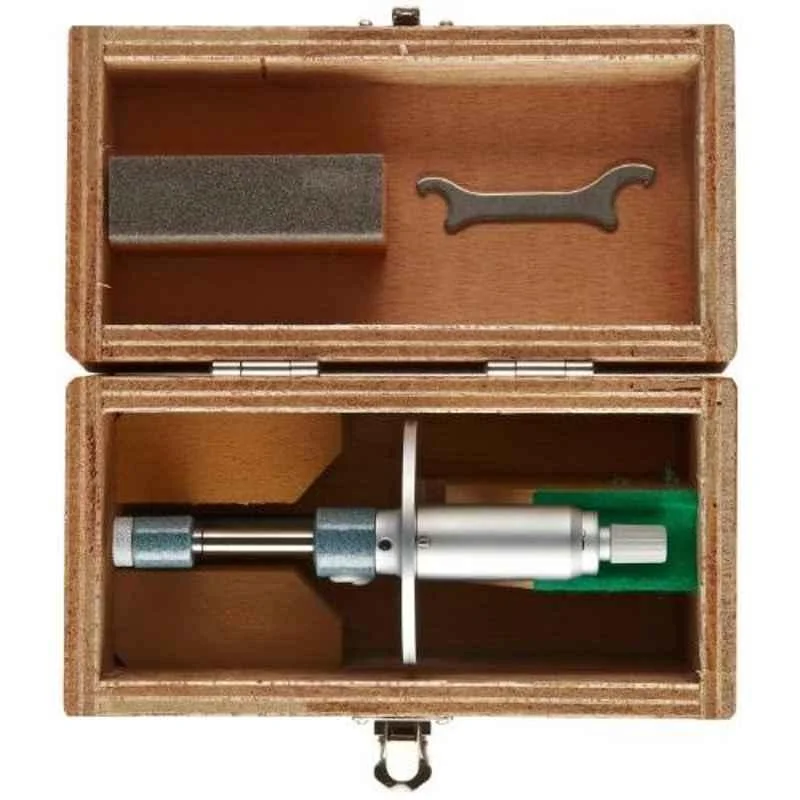Mitutoyo 0-25mm Ratchet Stop Dial Reading Sheet Metal Micrometer, 119-202