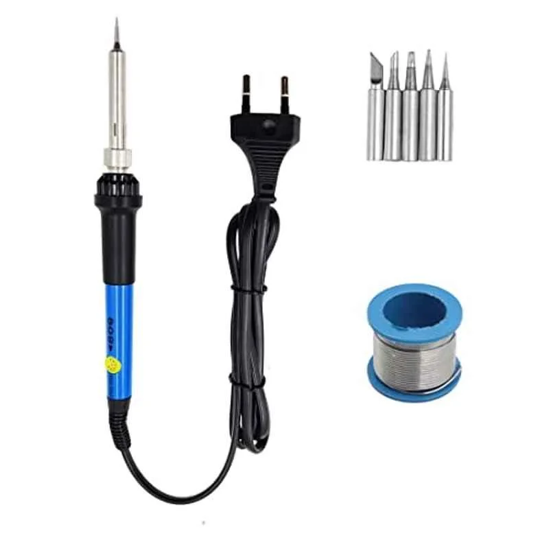 Hillgrove 2 in1 Electronic Mobile Soldering Iron Equipment Tool Kit with Wire, HG0104