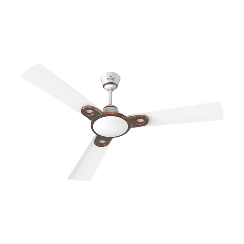 Polycab Eleganz 75W 400rpm Pearl White Ceiling Fan, Sweep: 1200 mm