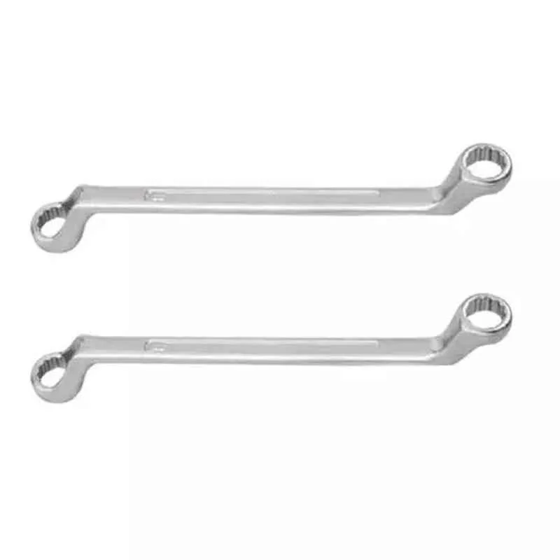 Kendo EBR6000026 25x28mm CrV Chrome Plated Double Ring Ended Spanner