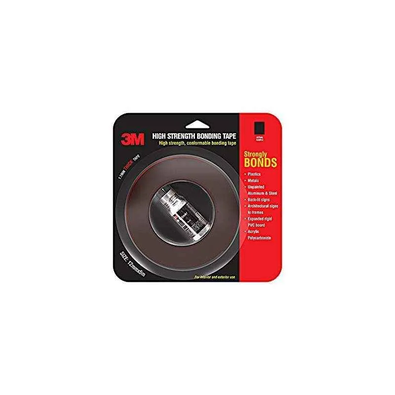 3M 12mm High Strength Bond Tape, Length: 5 m
