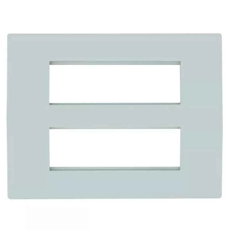 Legrand Lyncus 12 Module Classic White Cover Plate with Support Frame, 6775 12