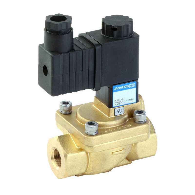 Janatics 2/2 Type G1/4 Pilot Operated Solenoid Valve, DMN227A61-W